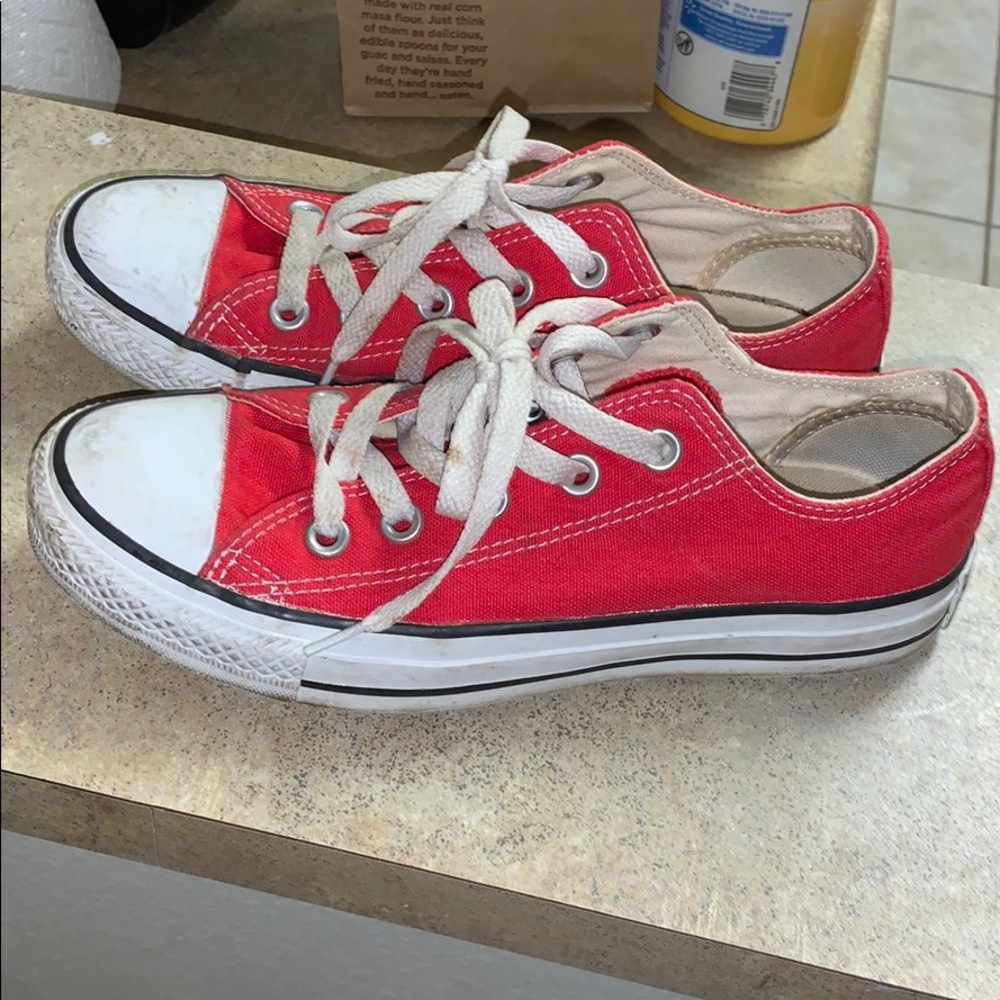 Red Converse - Picture 2 of 6